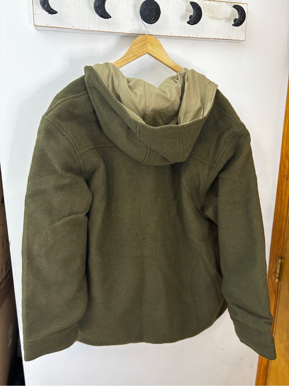 Filson Snohomish Reversible McKinley Green New Wool Military-Style Field Jacket - Picture 12 of 13